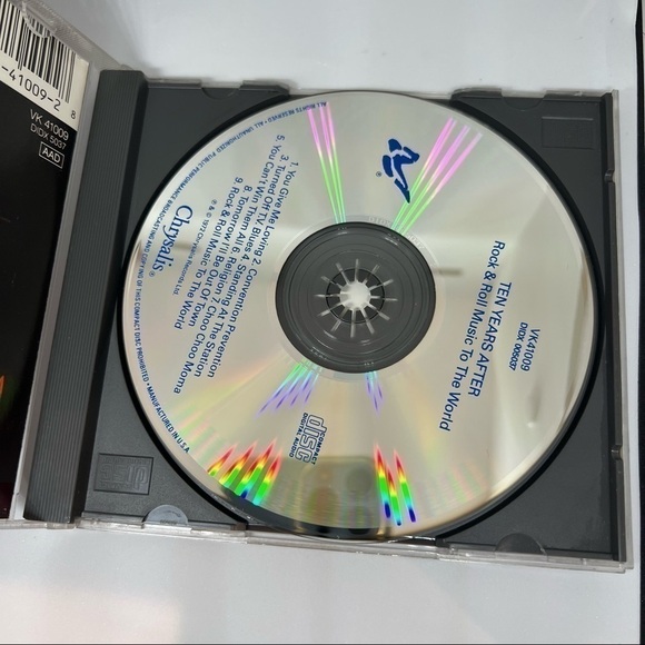 Euc - Ten Years After Rock & Roll Music To The World CD Chrysalis VK 41009 RARE - Picture 3 of 8